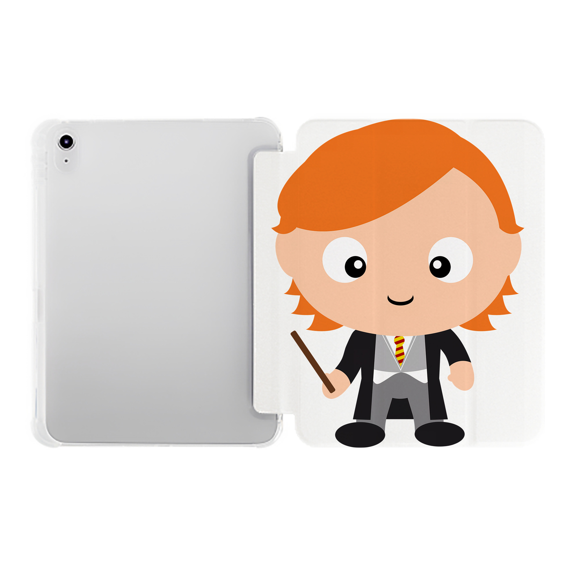 （画像用） Harry Potter ハリー・ポッターシリーズ IPad ケース ペン収納付き 三つ折りスタンド PUレザー×シリコン 対応機種9.5/10.5/10.9インチ